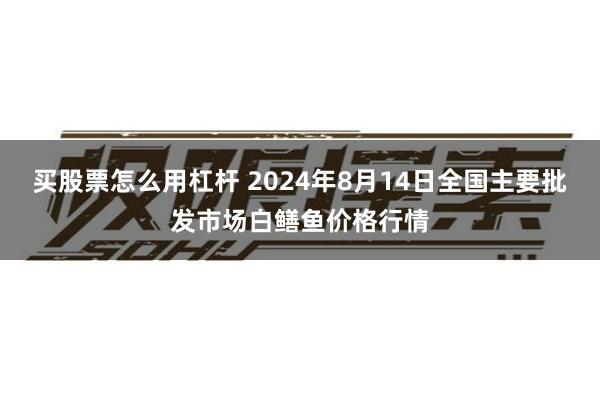 买股票怎么用杠杆 2024年8月14日全国主要批发市场白鳝鱼价格行情