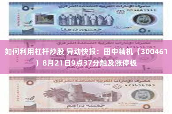 如何利用杠杆炒股 异动快报：田中精机（300461）8月21日9点37分触及涨停板